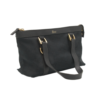 Gucci Abbey Shoulder Bag – Black GG Canvas